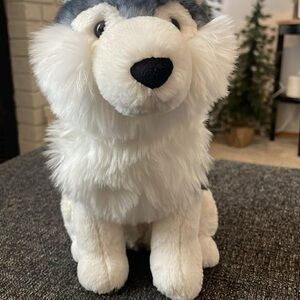 Jellycat Jackson Husky Plush Dog Rare Retired